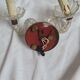 Applique art deco verre/miroir 1940