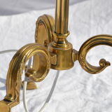 Louis XV style lamppost in gilded bronze