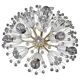 Starred brass chandelier by Emil Stejnar, Austria, 1960s.