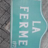 Plaque émaillée