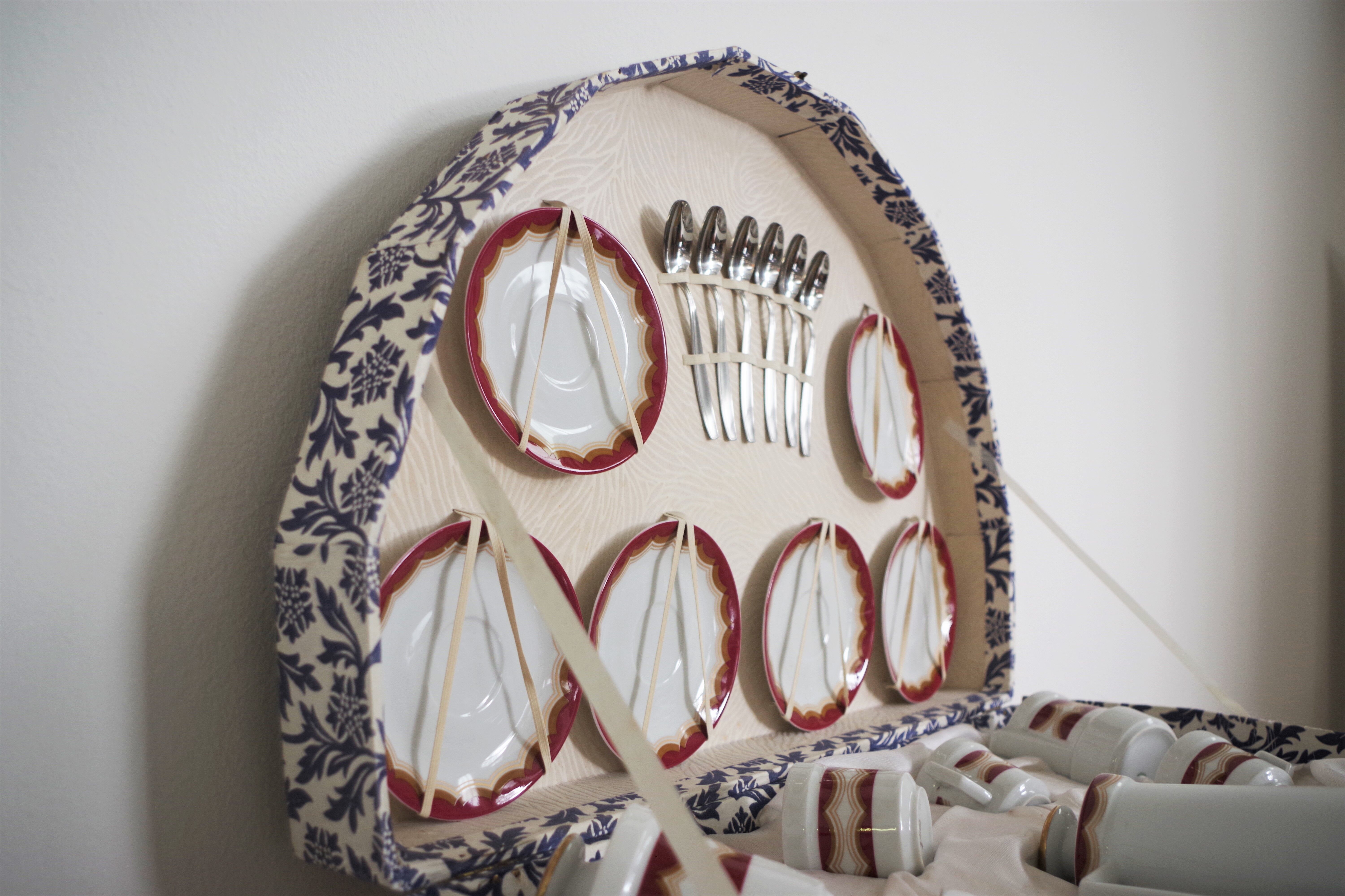 Vintage schirnding coffee service in porcelain, germany, 1970s, set of 21