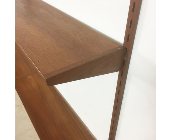 Etagère en teck de Kai Kristiansen, feldballes Mobelfabrick 1950