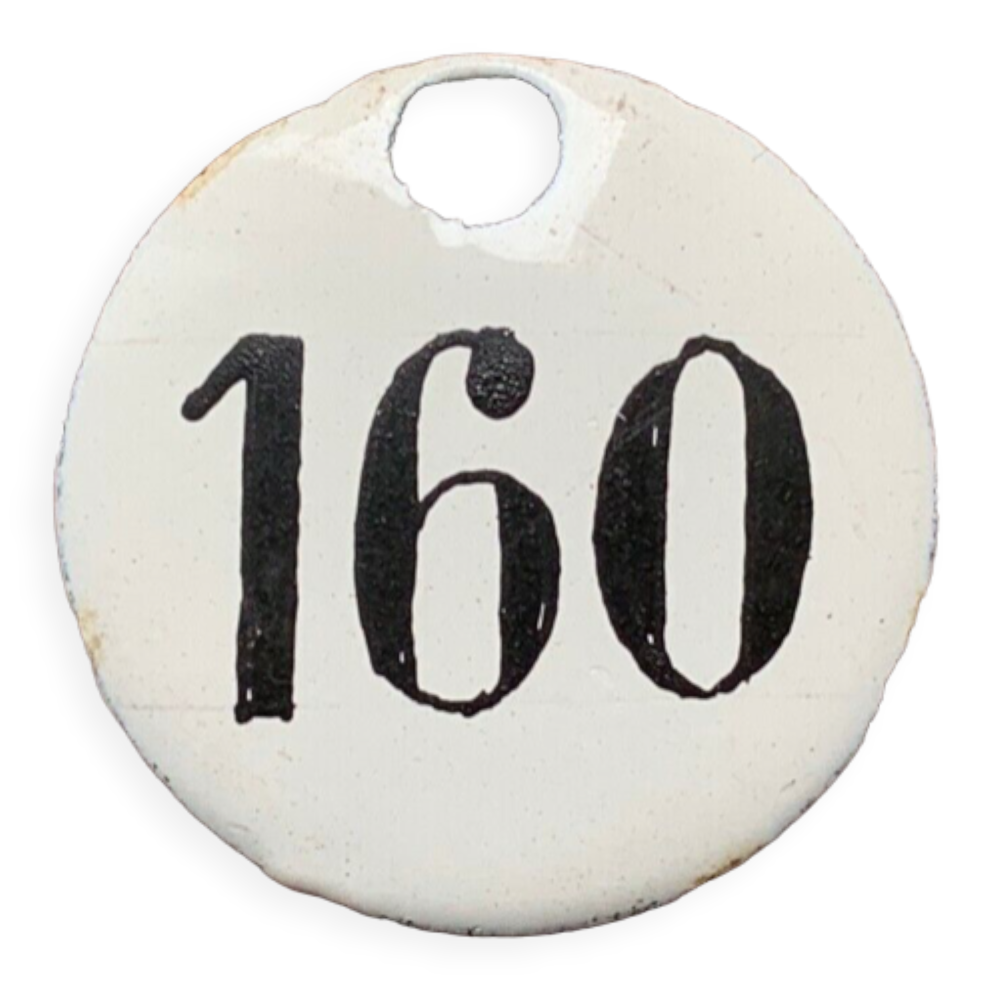 Vintage Enamel Train Seat Numbers from Europe Lucky Number House Number Room