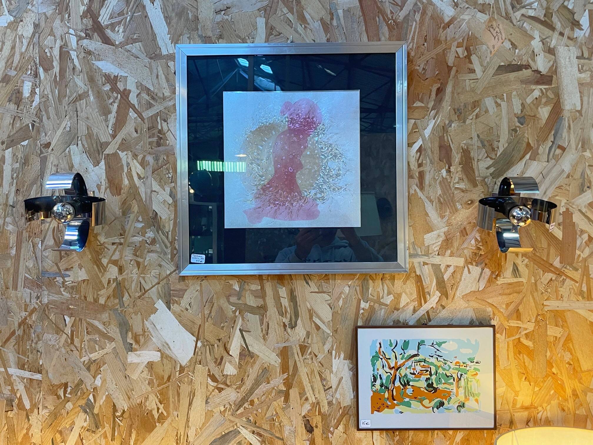 Vintage wall lights from the 1970s