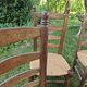 4 Charles Dudouyt designer straw chairs 40-50-60