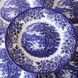 Lot de 5 assiettes anglaises Broadhurst – modèle The English Scene