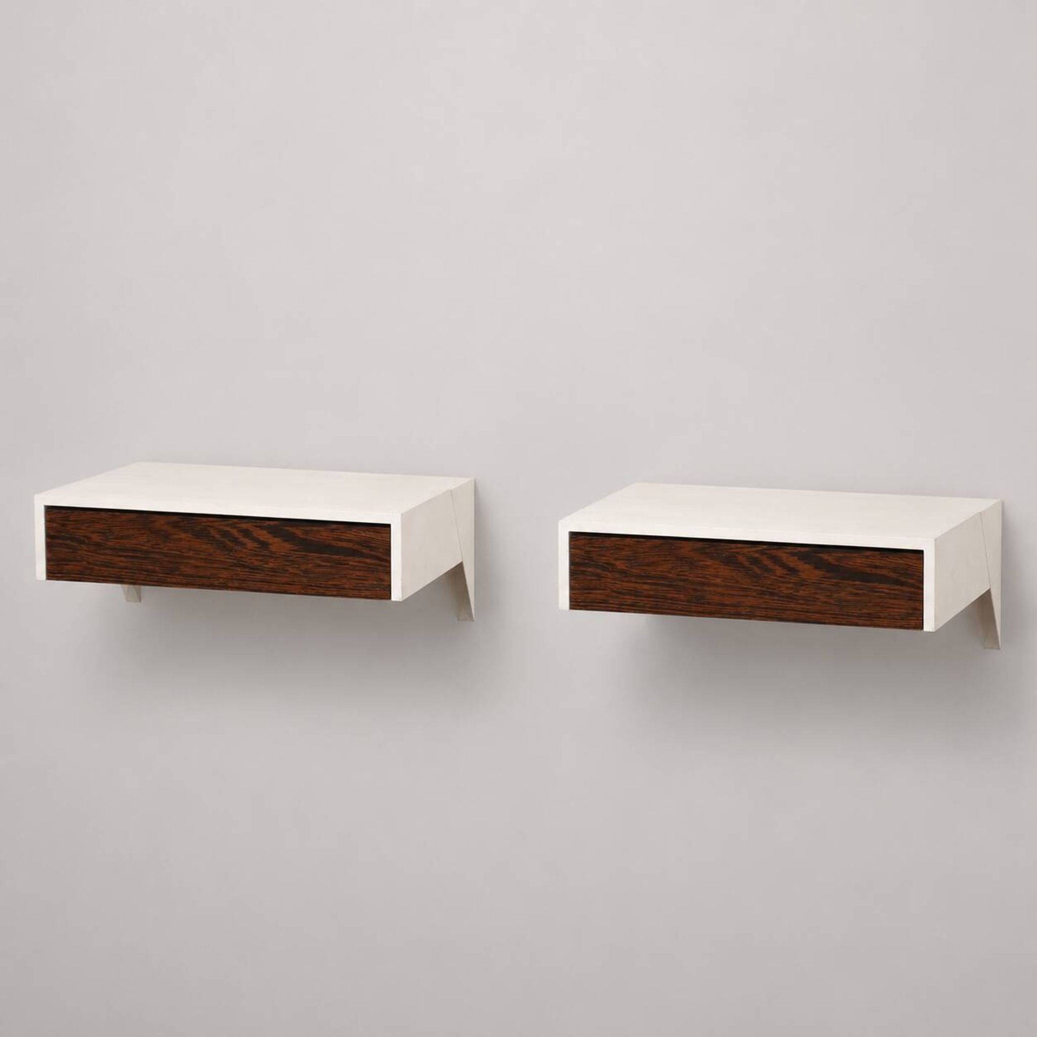 Set of 2 DD01 Bergeijk wall systems/bedside tables by Martin Visser for Spectrum from the 1960s