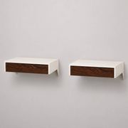 Set of 2 DD01 Bergeijk wall systems/bedside tables by Martin Visser for Spectrum from the 1960s