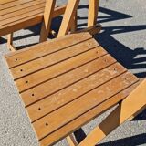 Set of 4 Vintage Folding Chairs