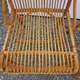 Pair of rattan chairs