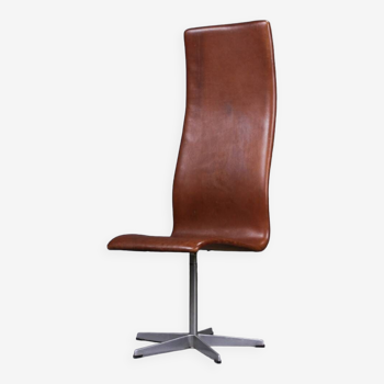 fauteuil Oxford tout cuir Arne Jacobsen , édition Fritz Hansen 1970