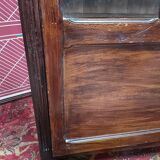 Old showcase, glass door and 4 shelves