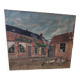 Countryside canvas painting
