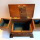 Jewelry box Sculpture Wood Black Forest, 3 compartments, Cabinet Napoléon III