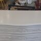 White patinated chest of drawers
