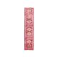Vintage Pink Geometric Turkish Hand-Knotted Runner 80x361