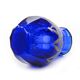 Art Deco vase, blue crystal, Poland, 1930s