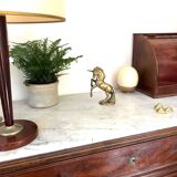 Vintage unicorn figure in brass