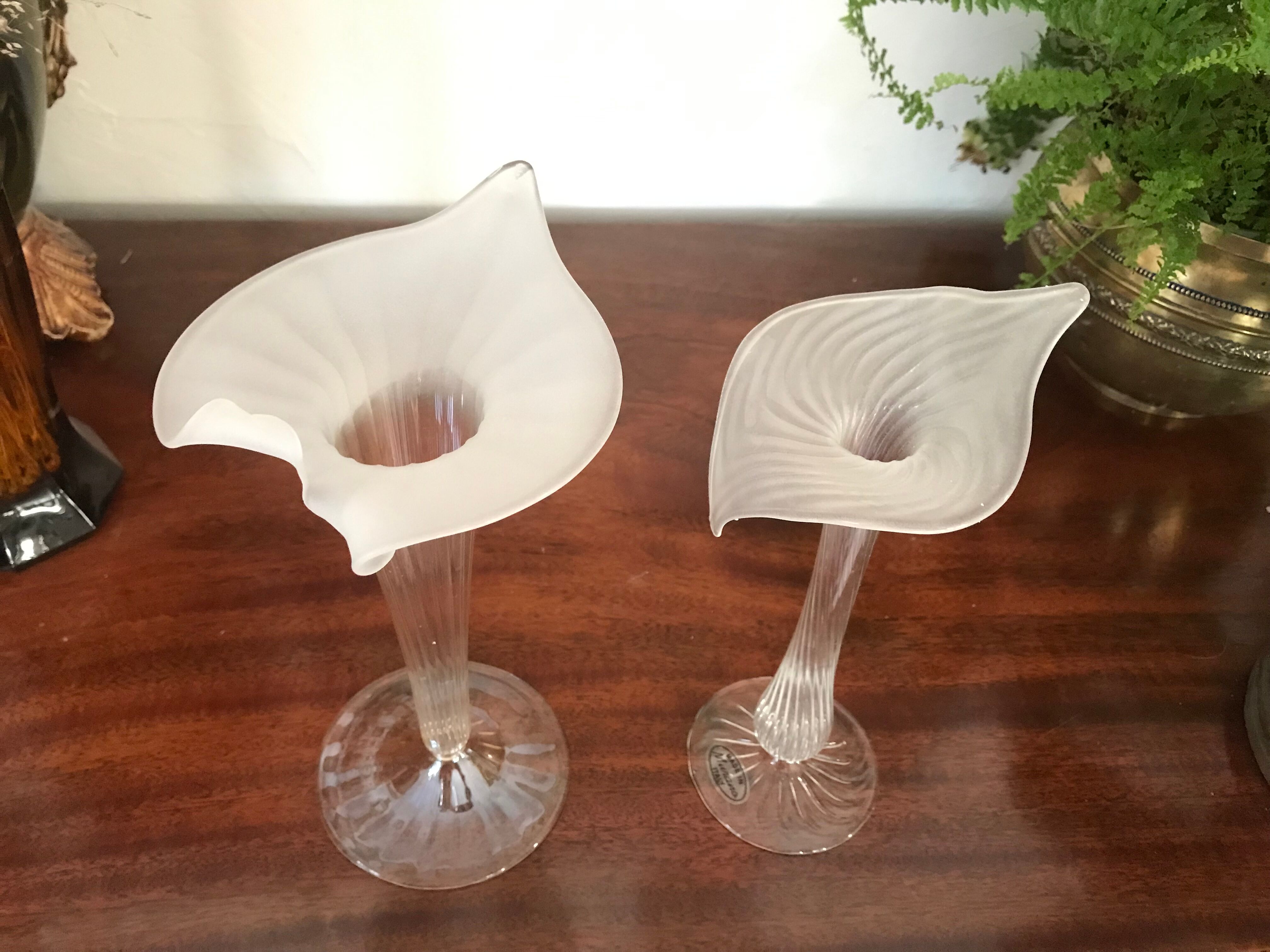 Pair of Murano vases