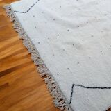 Beni Ourain Berber rug made of Atlas wool, size 1.5/2.5 m.