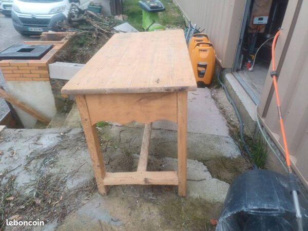 Table de ferme antique Sortie de grange