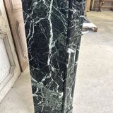 Cheminée de style Louis XV en marbre vert des Alpes circa 1900