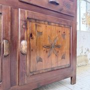 Meuble de rangement confiturier art populaire savoyard 1950