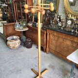 1960 modernist vintage coat rack in fir 7 b