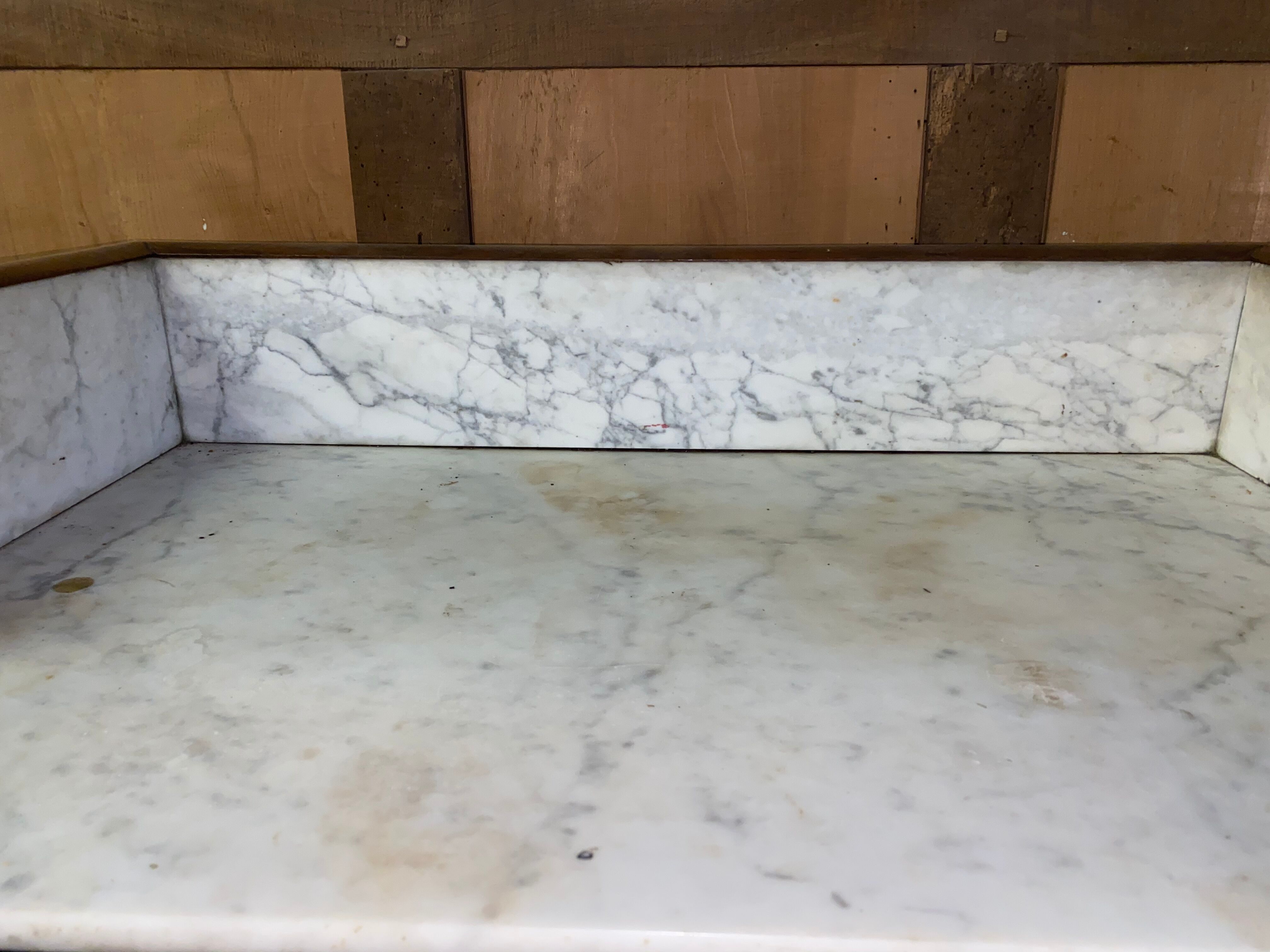 4 drawers with marble top