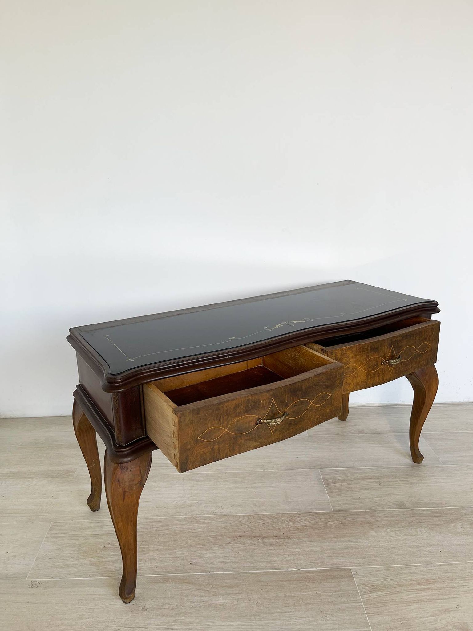 Console italienne/table pétinuse des années 1950