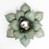 Leaf-shaped wall lamp, Italy 1970