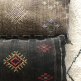 White Sabra Catus Silk Cushion