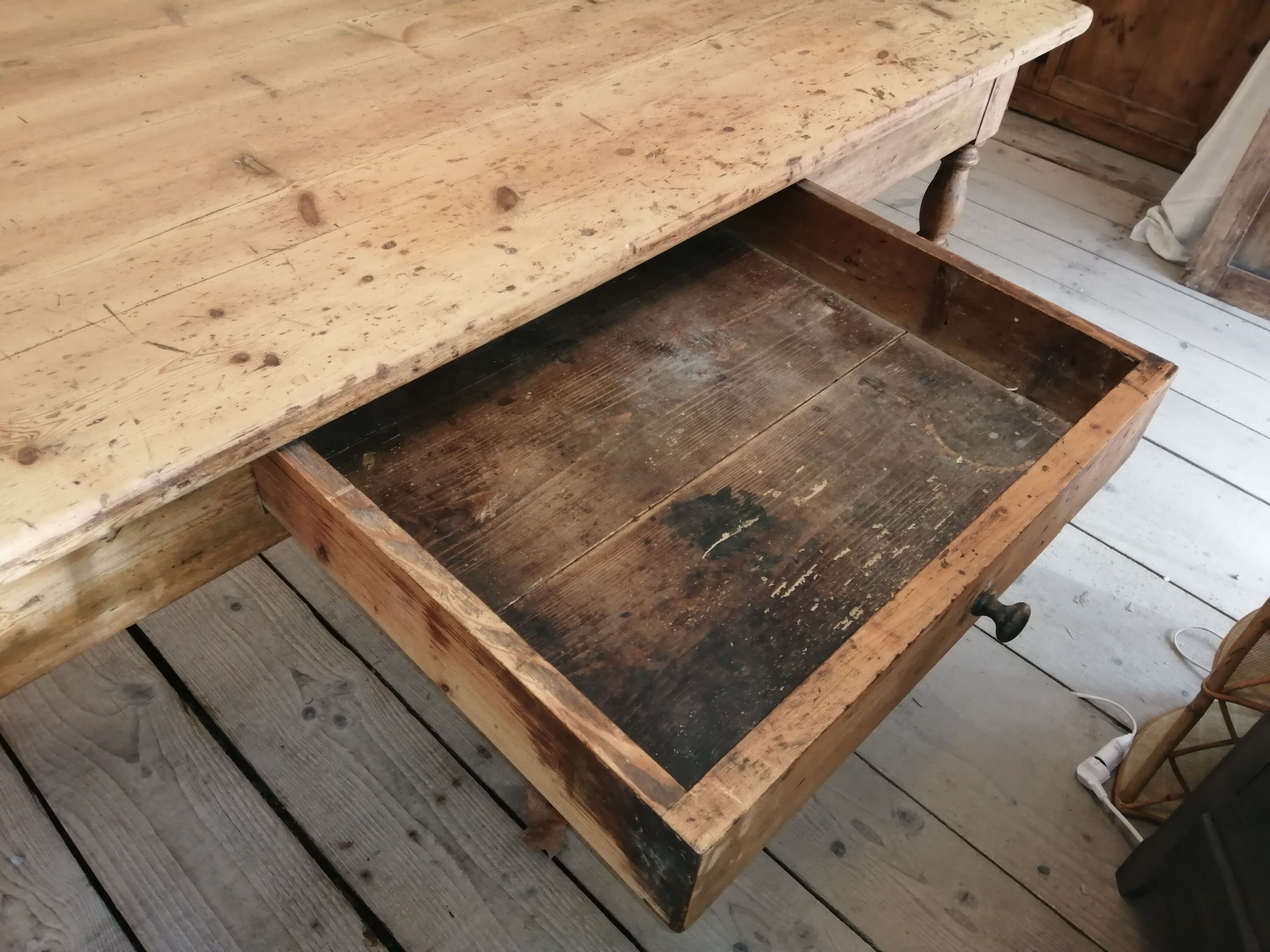 Table de ferme Louis Philippe 200x96