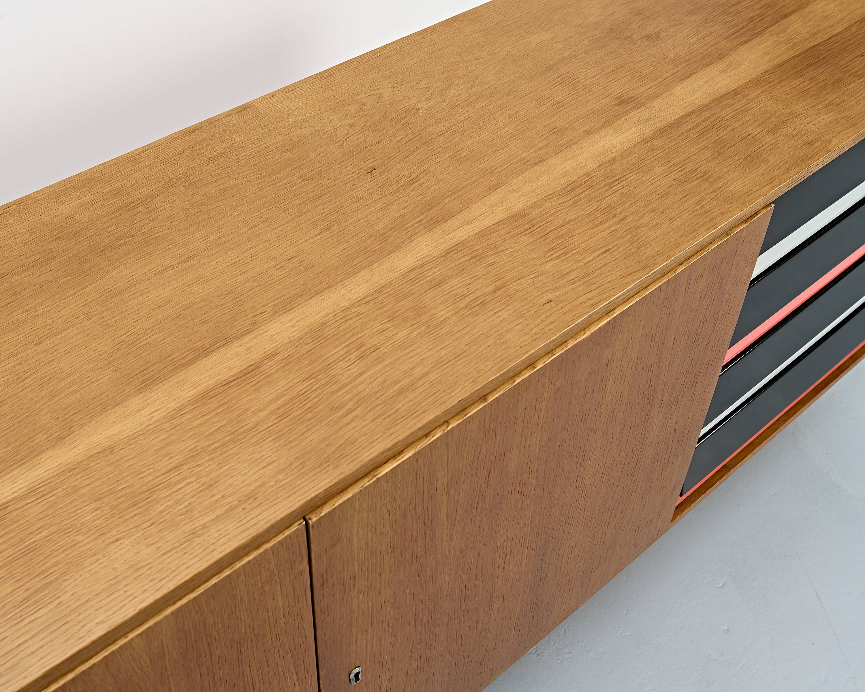 Model U-460 Sideboard in Oak by Jiří Jiroutek for Interier Praha, 1965