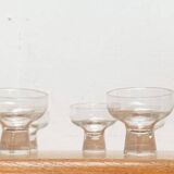 Danish glass candle holder replacement, 1960s