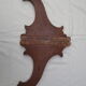 Deco wooden pediment