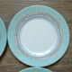 Enssemble of 6 Esso pastel geometric decoration dessert plates