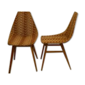 Paire de  chaises tatra