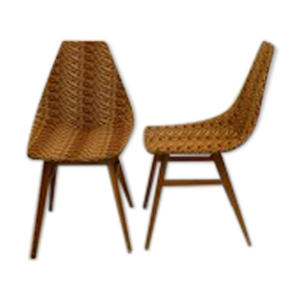 Paire de chaises tatra