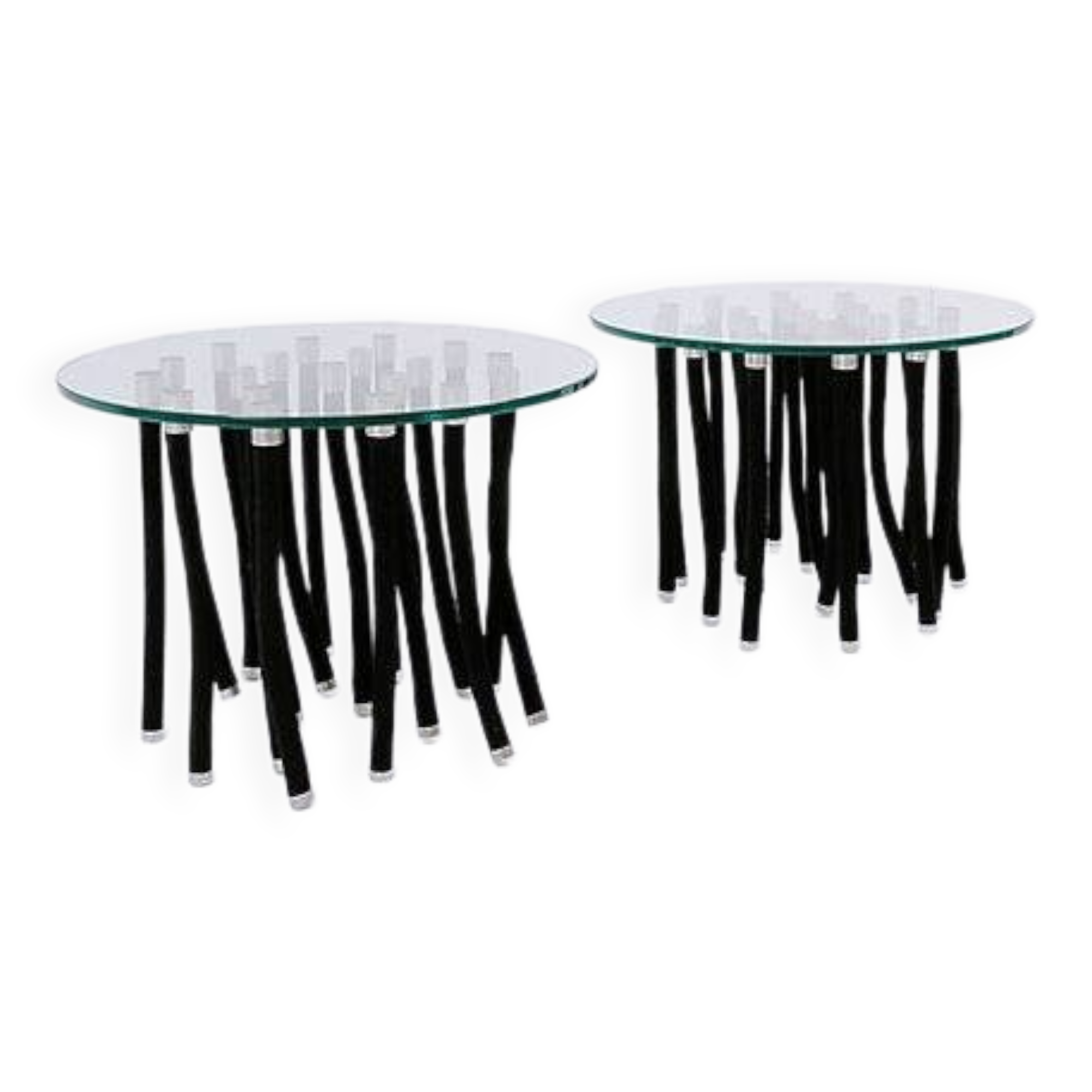 Pair of modern side tables "Org" by Fabio Novembre for Cappellini