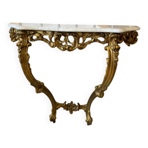 console style Louis XV - marbre