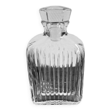 Magnifique carafe à whisky en verre cristal. Vintage