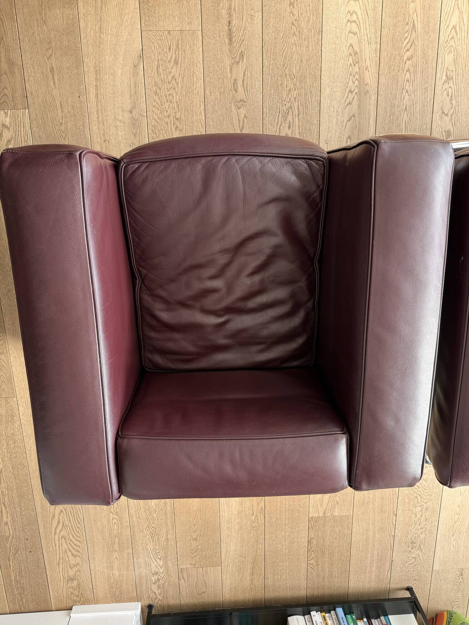pair of authentic LC2 armchairs