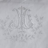 Yarn sheet of the 19th monogrammed ML 2m60 wide