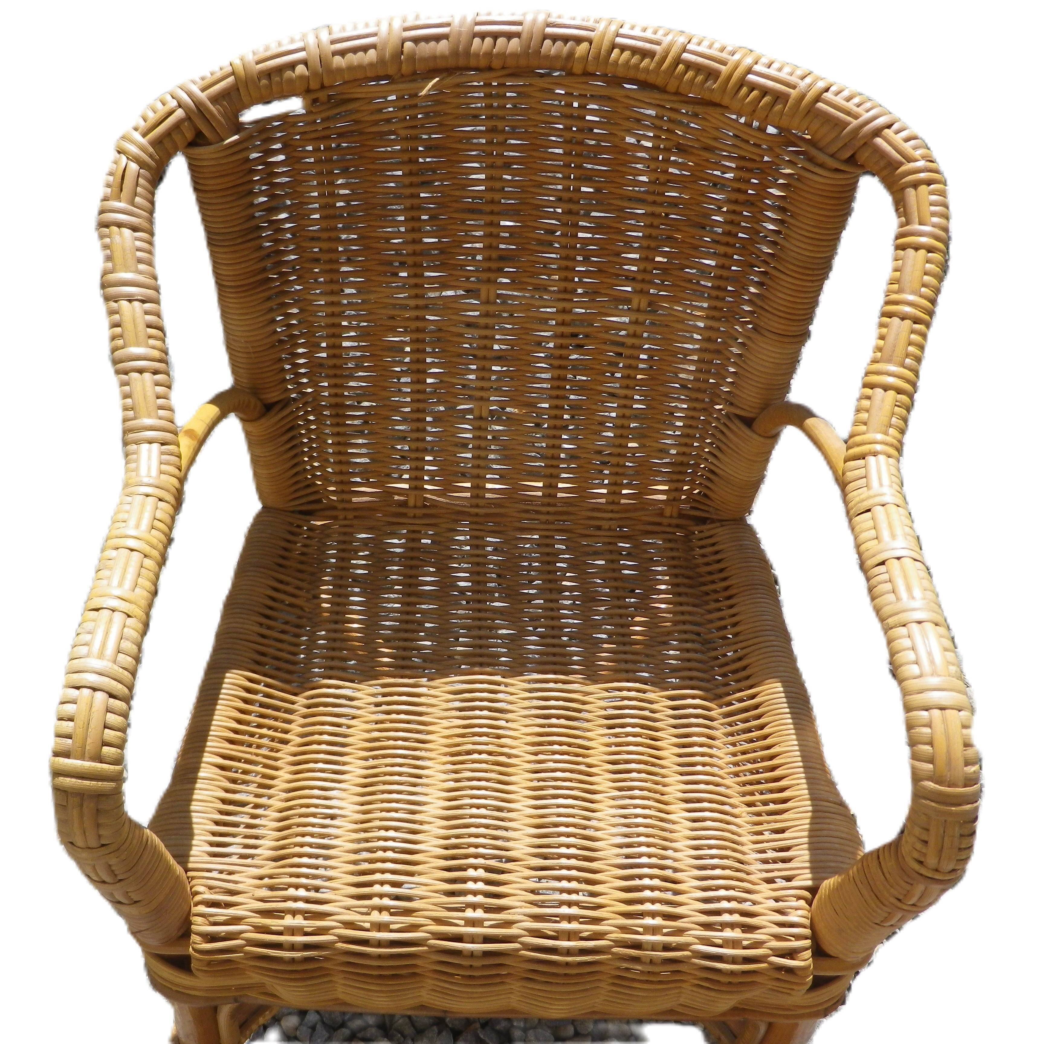 children's rattan armchair