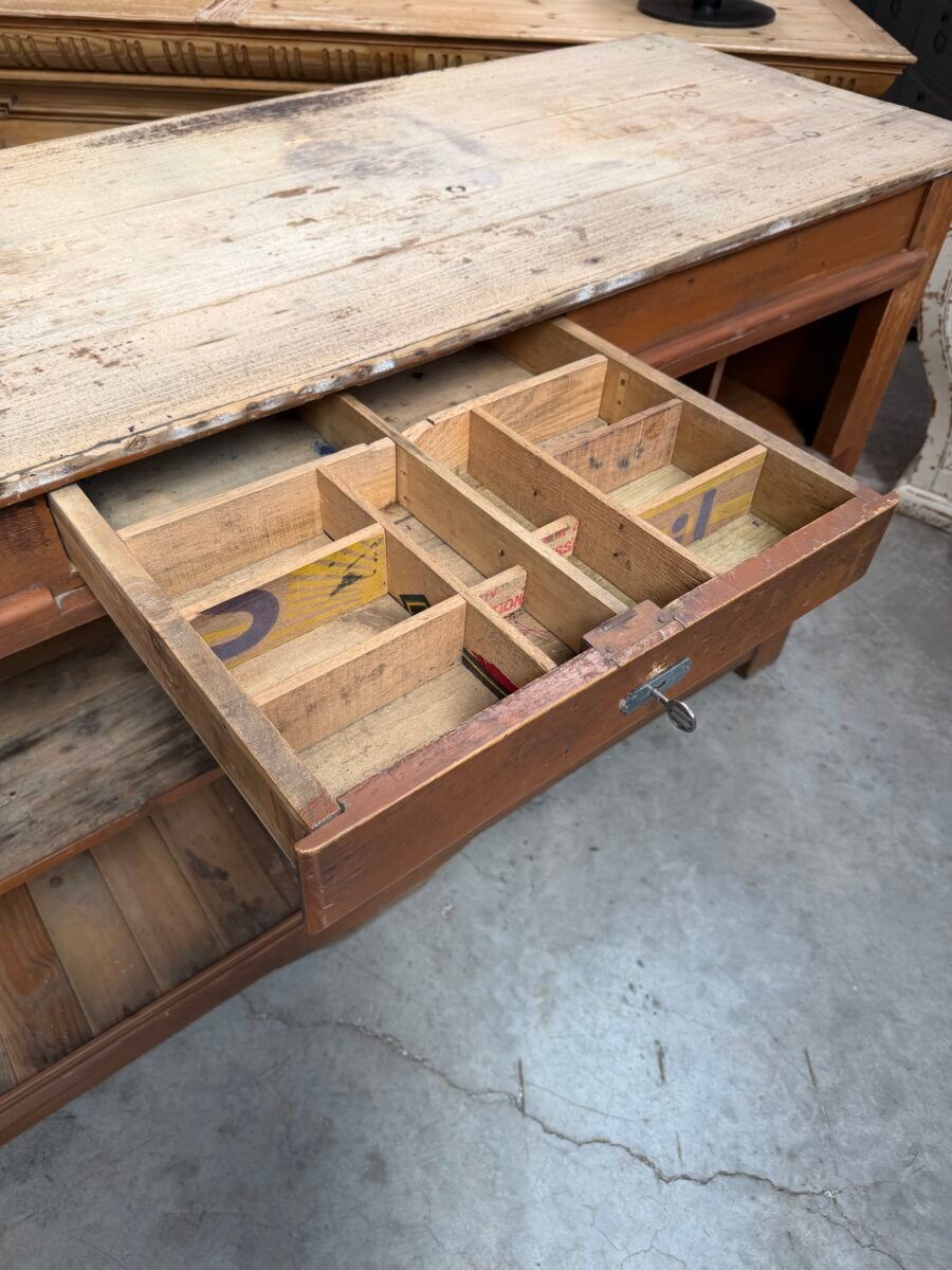 Showcase counter from the early 20th century.