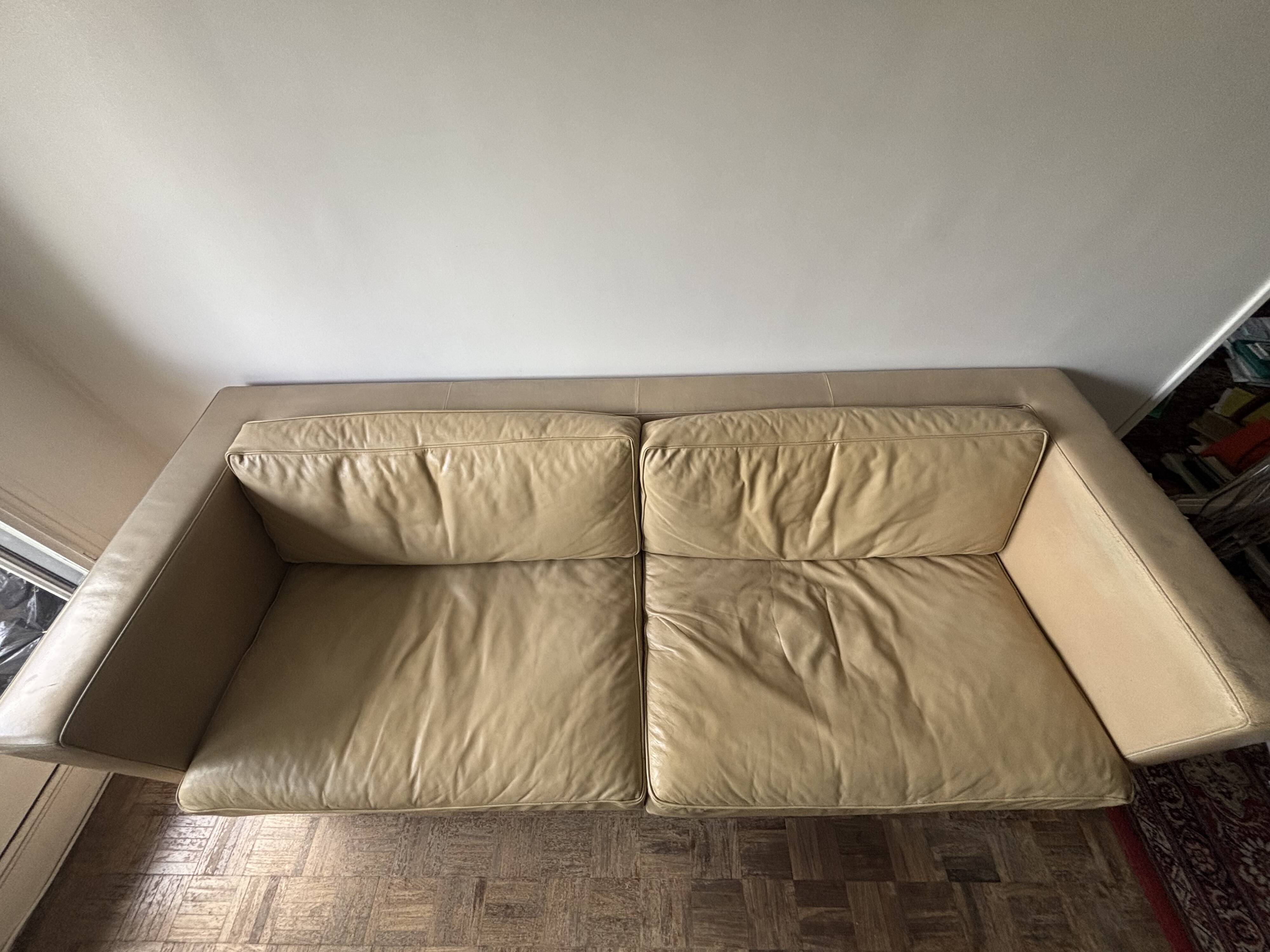 De Sede "Lotus" 3-seater sofa – Andrée Putman – beige leather