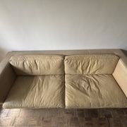 De Sede "Lotus" 3-seater sofa – Andrée Putman – beige leather