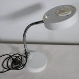 Lampe de bureau vintage du milieu du siècle avec loupe, années 1970