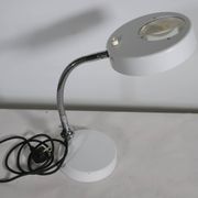 Lampe de bureau vintage du milieu du siècle avec loupe, années 1970